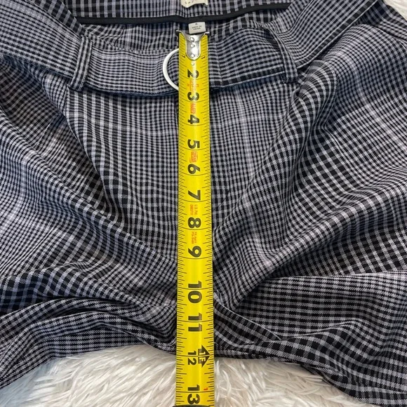 A New Day Black and White Plaid Trousers CROPPED WOMENS SIZE 6 - Picture 4 of 8